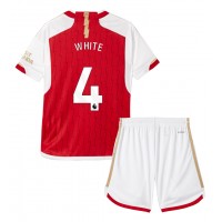 Arsenal Ben White #4 Domaci Dres za djecu 2023-24 Kratak Rukav (+ Kratke hlače)